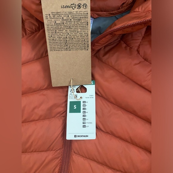 Decathalon Mens Forclaz MT100 Down Hoody Jacket Small - Picture 6 of 14